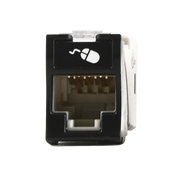 JACK ULTRAMAX CAT6A, UTP, MONTAJE HÍBRIDO EN PLACA DE PARED (PLANO Y ANGULADO), COLOR NEGRO, PUNCH DOWN-Cableado de Cobre-SIEMON-Bsai Seguridad & Controles