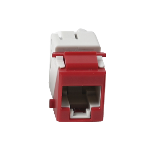 JACK ULTRAMAX CAT6A, UTP, TIPO KEYSTONE, COLOR ROJO, PUNCH DOWN-Cableado de Cobre-SIEMON-Bsai Seguridad & Controles