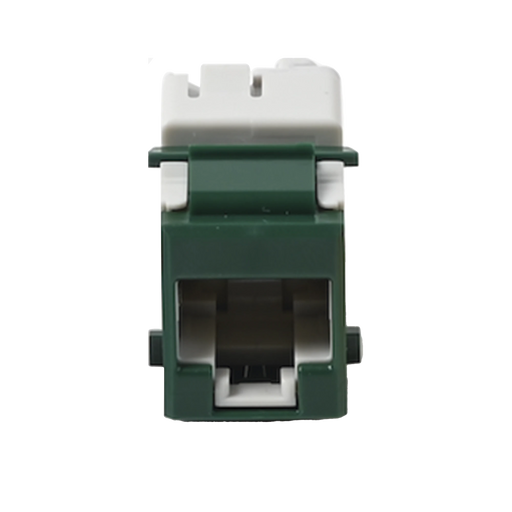 JACK ULTRAMAX CAT6A, UTP, TIPO KEYSTONE, COLOR VERDE, PUNCH DOWN-Cableado de Cobre-SIEMON-U6A-K07NS-Bsai Seguridad & Controles