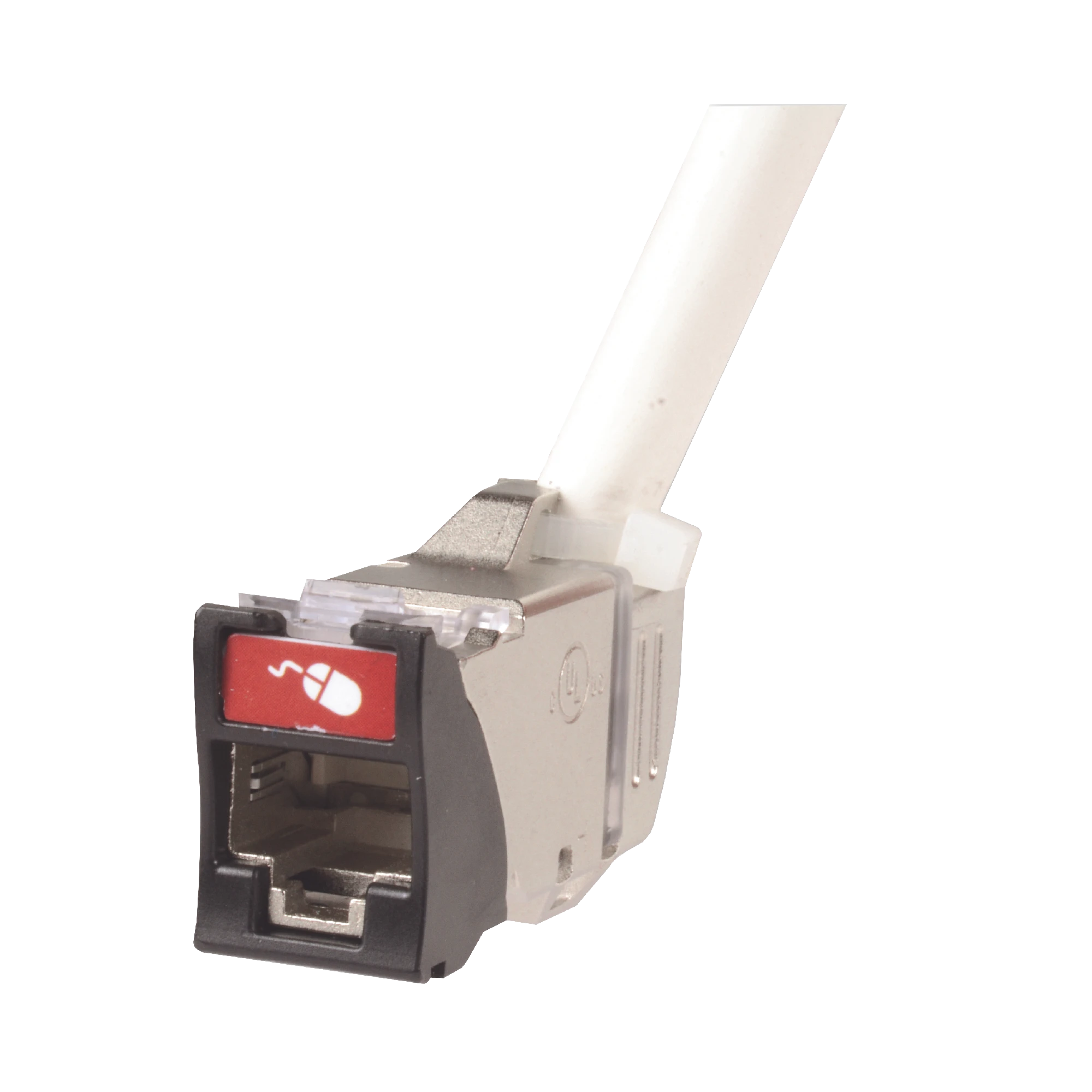 JACK Z-MAX 45 MONTAJE HÍBRIDO A 45 GRADOS IDEAL PARA ESPACIOS REDUCIDOS, CATEGORÍA 6A, BLINDADO, COLOR NEGRO-Cableado-SIEMON-Bsai Seguridad & Controles