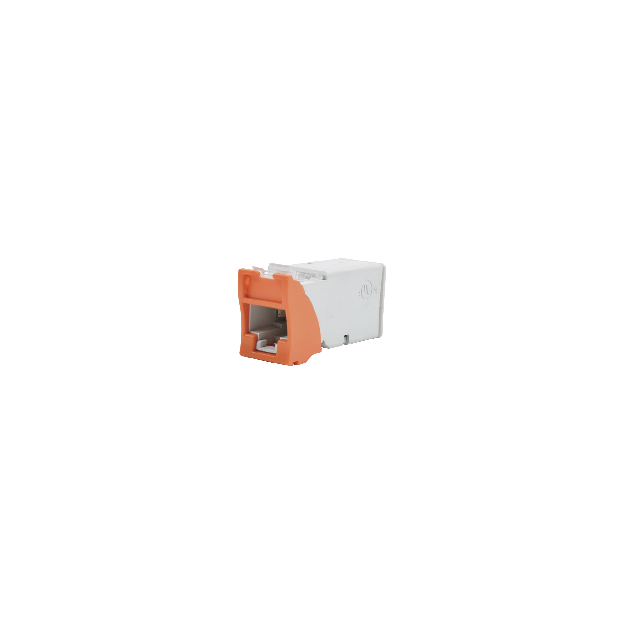 JACK Z-MAX UTP CATEGORÍA 6, MONTAJE HÍBRIDO EN PLACA DE PARED (PLANO Y ANGULADO), COLOR NARANJA-Cableado-SIEMON-Bsai Seguridad & Controles