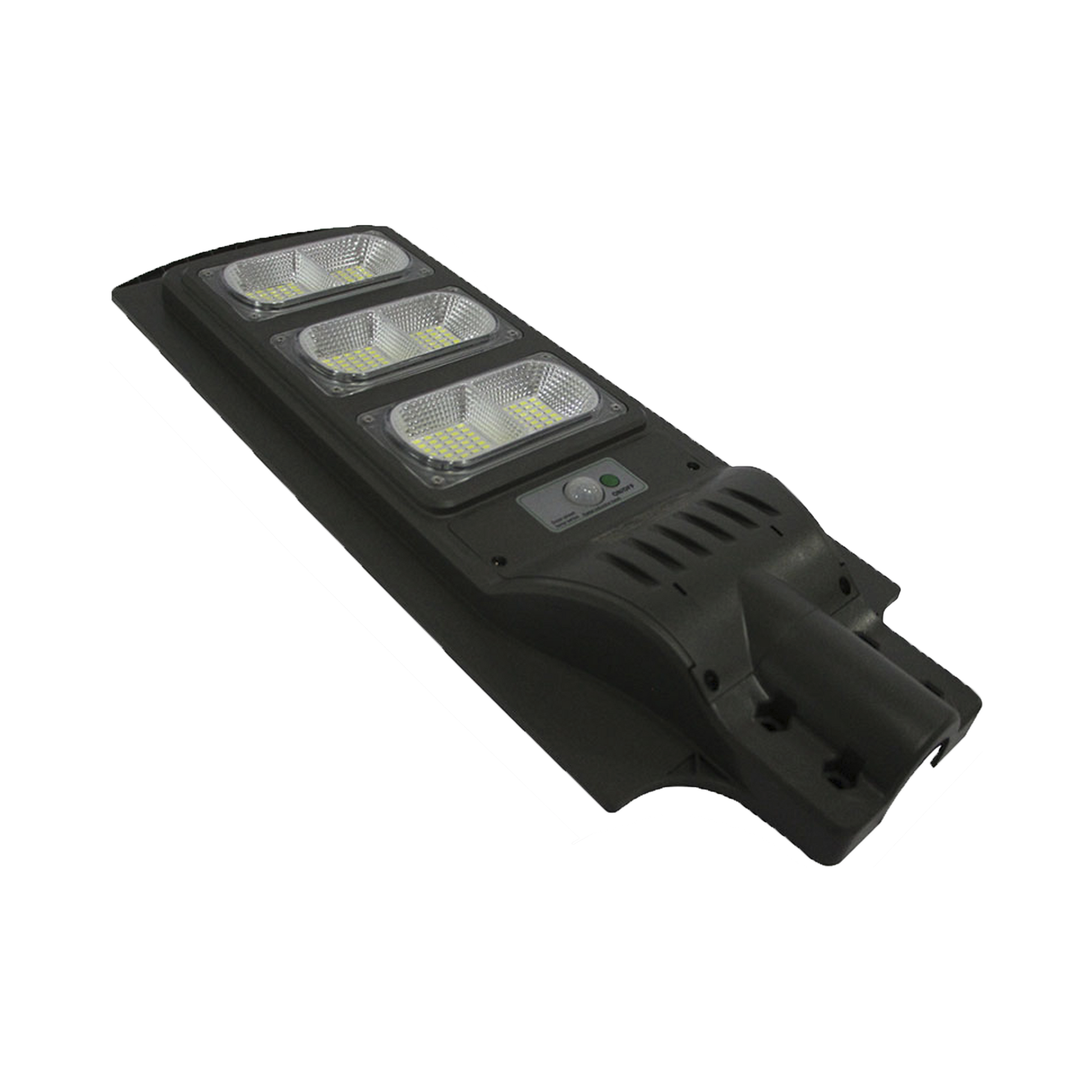 ALUMBRADO PUBLICO CON PANEL SOLAR Y SENSOR DE MOVIMIENTO DE 120 W/ LUZ 6 500 K / DIMENSIONES 625 X 240 MM / ÁNGULO DE LUZ 120°.-Iluminación-JWJ-JALP-SOL01-120-Bsai Seguridad & Controles