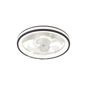 VENTILADOR DE TECHO CON LUMINARIO LED DE 110 V CA 50/60 HZ / 88 W /4500 LM / 6500 - 4 000 - 2 700 K /3 TONOS DE LUZ / 501 MM / 6 VELOCIDADES / DIMEABLE.-Iluminación-JWJ-JLV-014-Bsai Seguridad & Controles