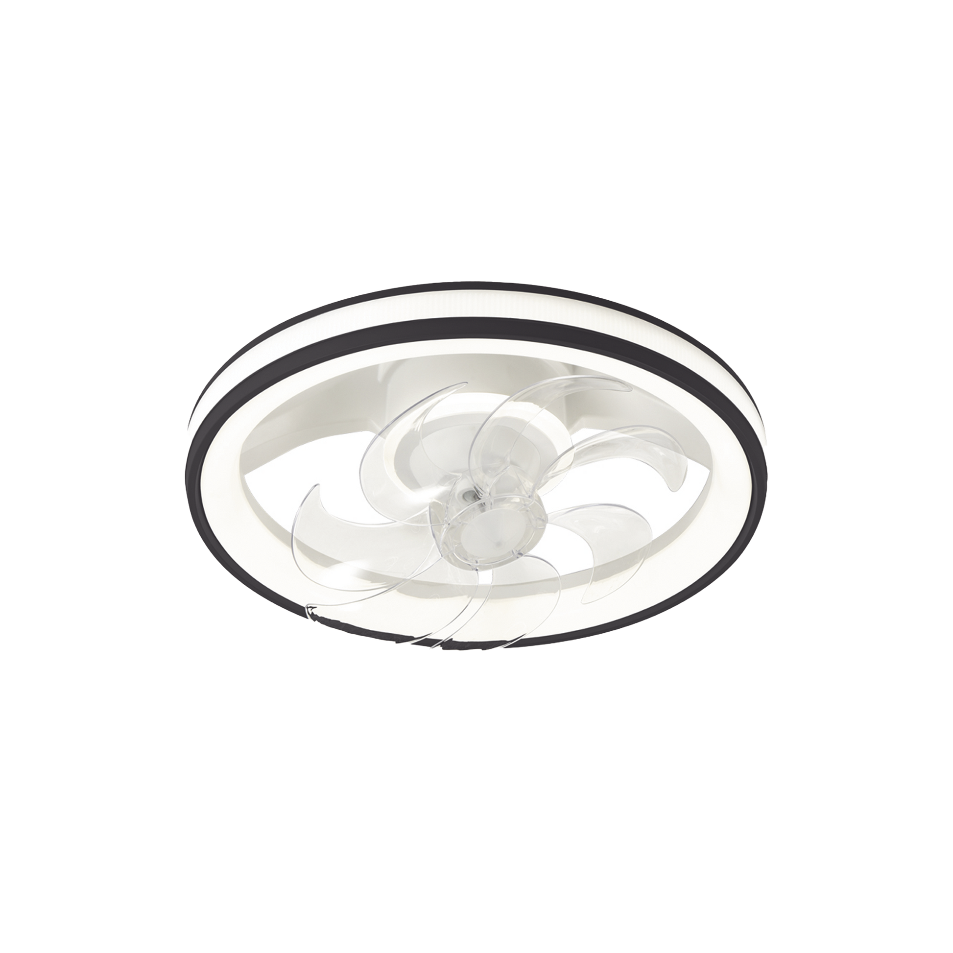 VENTILADOR DE TECHO CON LUMINARIO LED DE 110 V CA 50/60 HZ / 88 W /4500 LM / 6500 - 4 000 - 2 700 K /3 TONOS DE LUZ / 501 MM / 6 VELOCIDADES / DIMEABLE.-Iluminación-JWJ-JLV-014-Bsai Seguridad & Controles