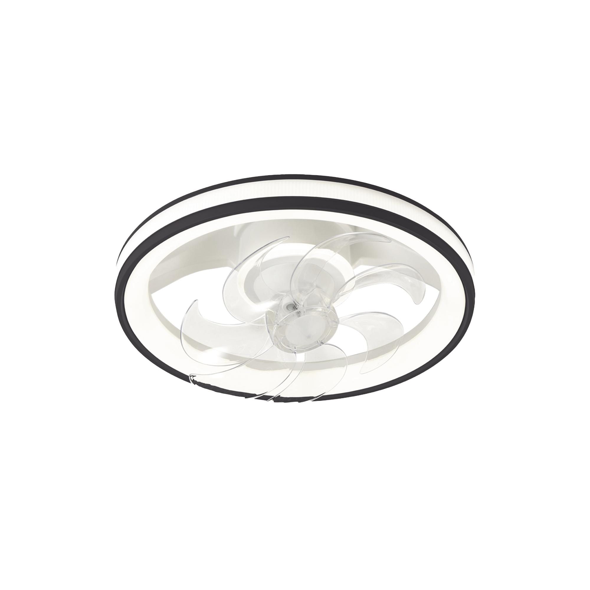 VENTILADOR DE TECHO CON LUMINARIO LED DE 110 V CA 50/60 HZ / 88 W /4500 LM / 6500 - 4 000 - 2 700 K /3 TONOS DE LUZ / 501 MM / 6 VELOCIDADES / DIMEABLE.-Iluminación-JWJ-JLV-014-Bsai Seguridad & Controles