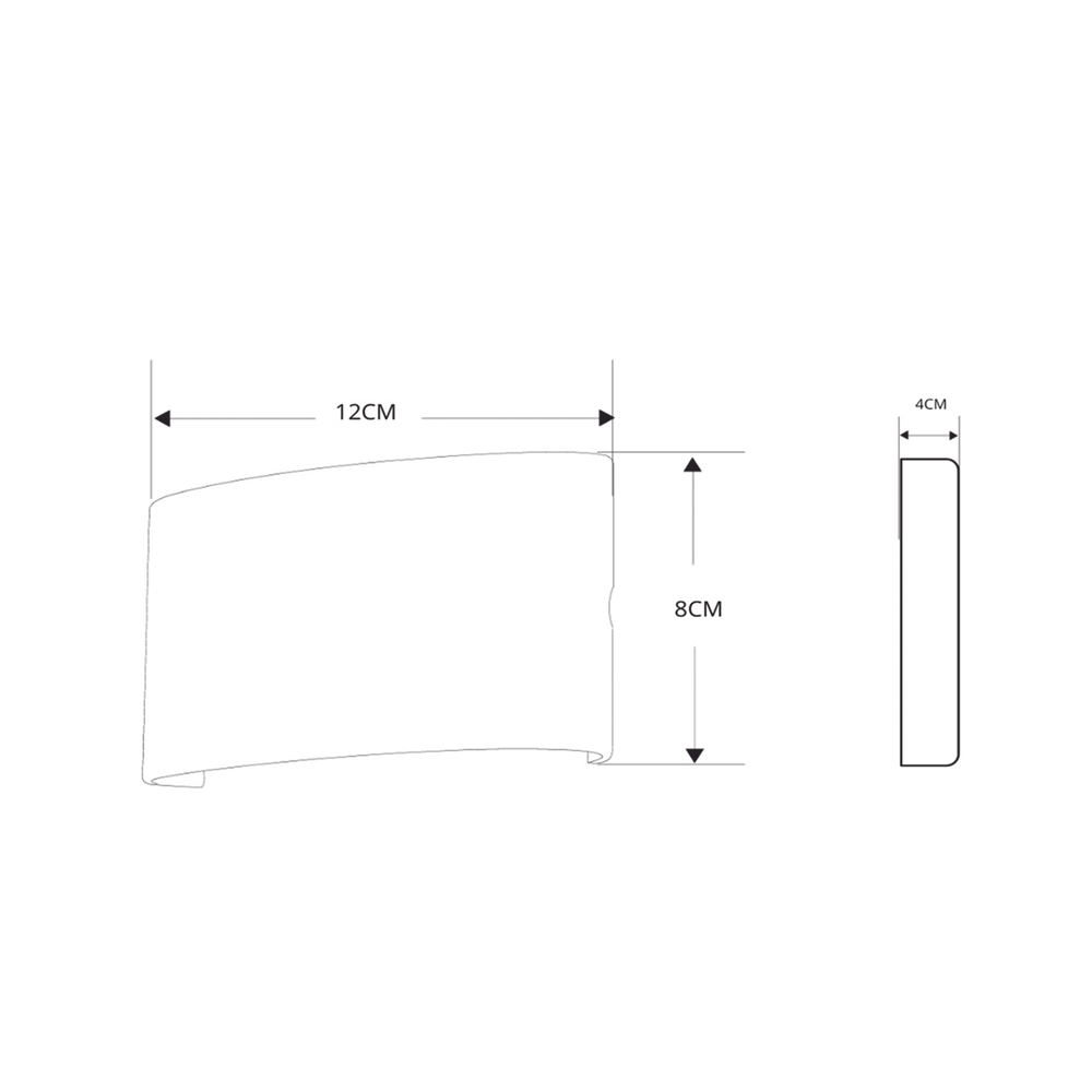 LÁMPARA ARBOTANTE 4 W 220 LM / DIMENSIONES 120 X 80 X 40 MM / 85 - 265 VCA~ 50/60HZ / LUZ CÁLIDA 2 700 K / USO EN EXTERIOR IP 54.-JWJ-Bsai Seguridad & Controles