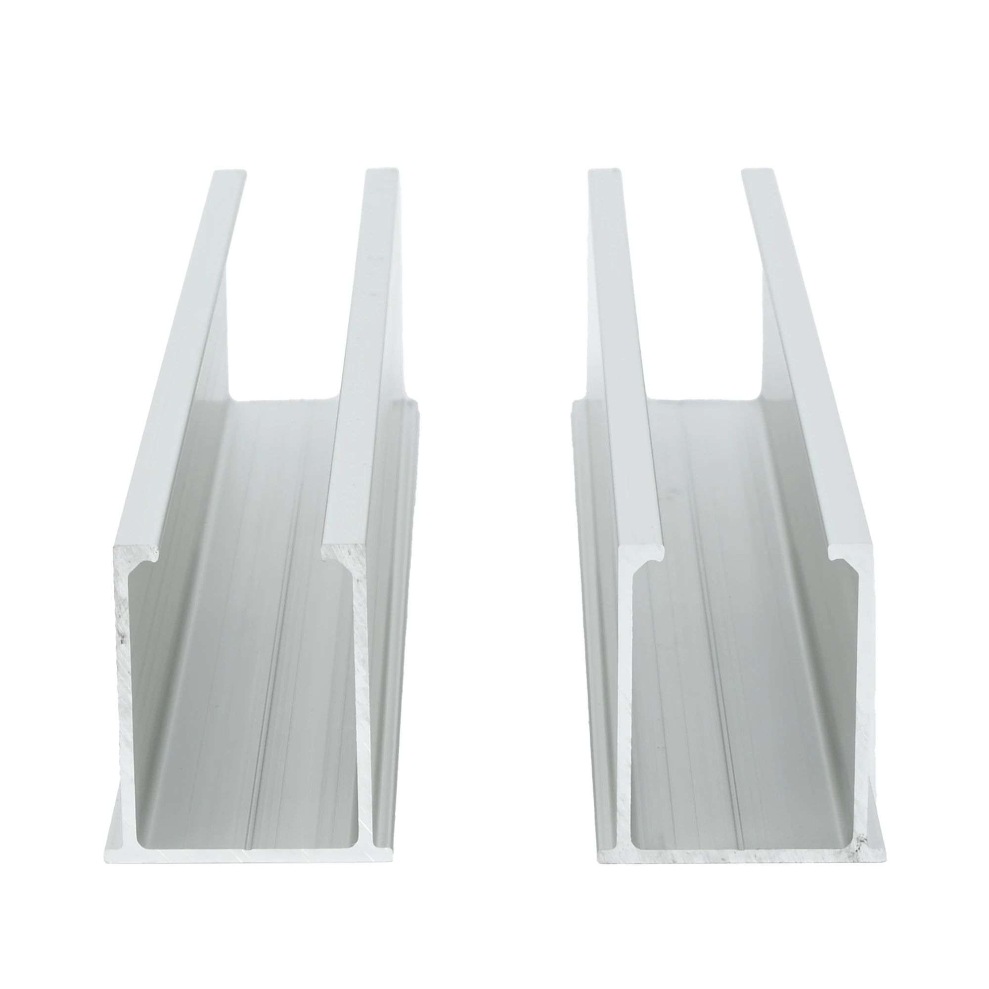 JUEGO DE 2 MINI RIELES DE ALUMINIO PARA MONTAJE DE MÓDULOS SOLARES EN TECHO (INSTALACIÓN PLANA 0°). INCLUYE 4 TORNILLOS PERFORANTES.-Energía Solar-EPCOM POWERLINE-Bsai Seguridad & Controles