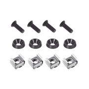 JUEGO DE 4 TORNILLOS CON 4 ARANDELAS Y 4 TUERCAS ENJAULADAS PARA RACK LINKED PRO.-Racks y Gabinetes-LINKEDPRO BY EPCOM-Bsai Seguridad & Controles