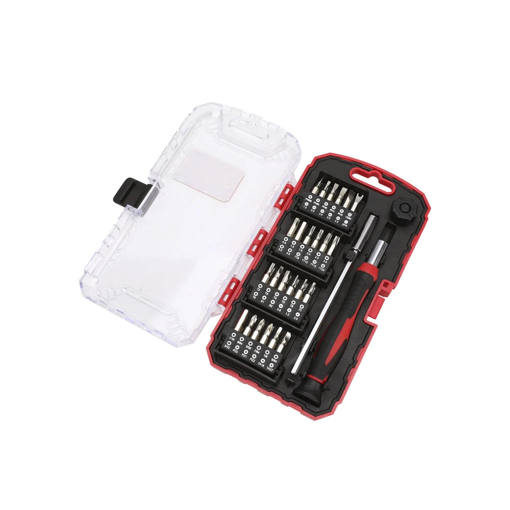 JUEGO DE 51 PIEZAS DE DESARMADOR DE PRECISIÓN CON PUNTAS CON EXTENSOR (CR-V).-Ferreteria-PRECISION-Bsai Seguridad & Controles