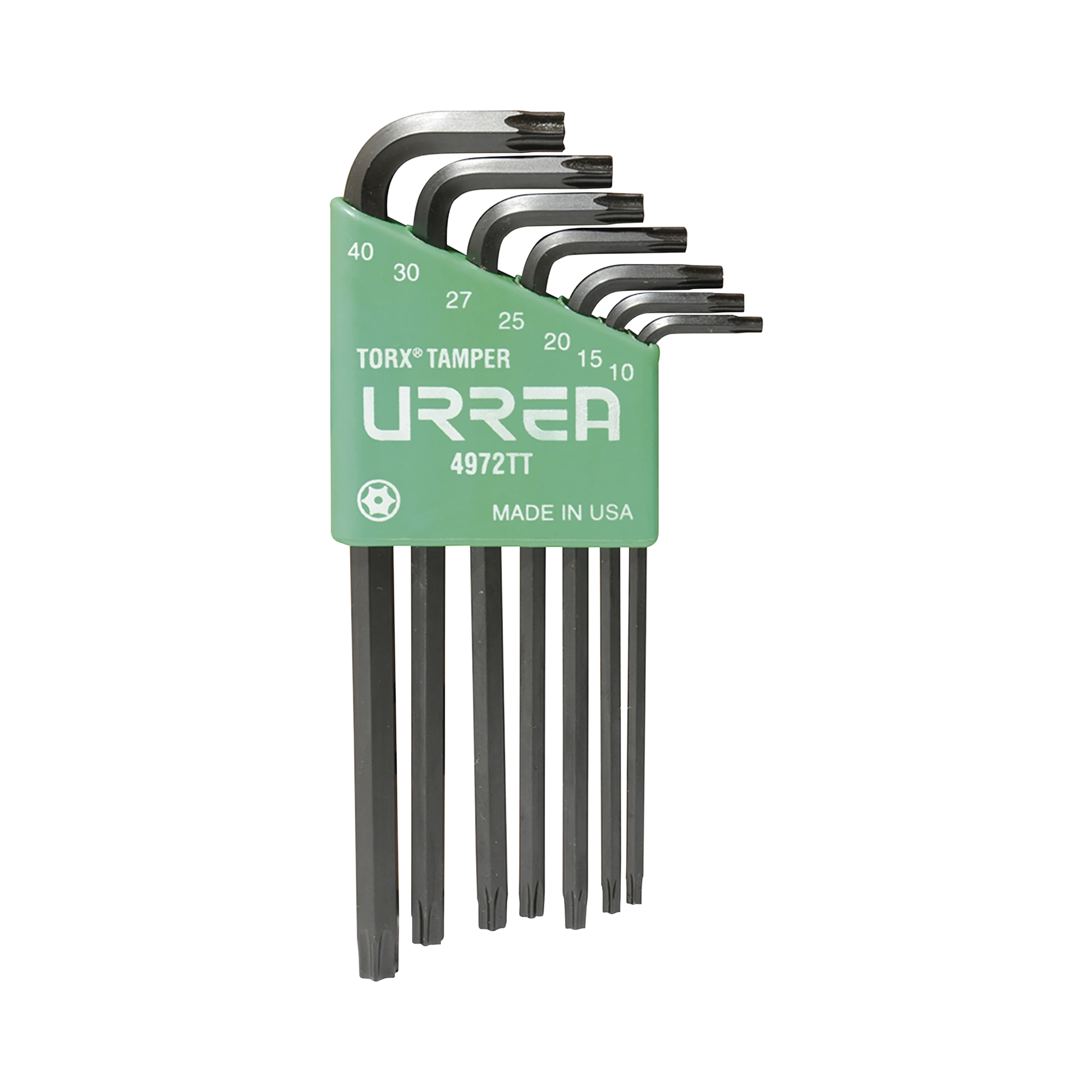 JUEGO DE 7 LLAVES HEXAGONALES "L" TORXÂ® TAMPER RACK-Herramientas-URREA-Bsai Seguridad & Controles