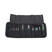 JUEGO DE HERRAMIENTAS EN ESTUCHE PORTÁTIL CON 25 PZAS. (DESARMADORES FINOS + PINZAS + PUNTAS + MANERAL).-Herramientas-EPCOM POWERLINE-Bsai Seguridad & Controles