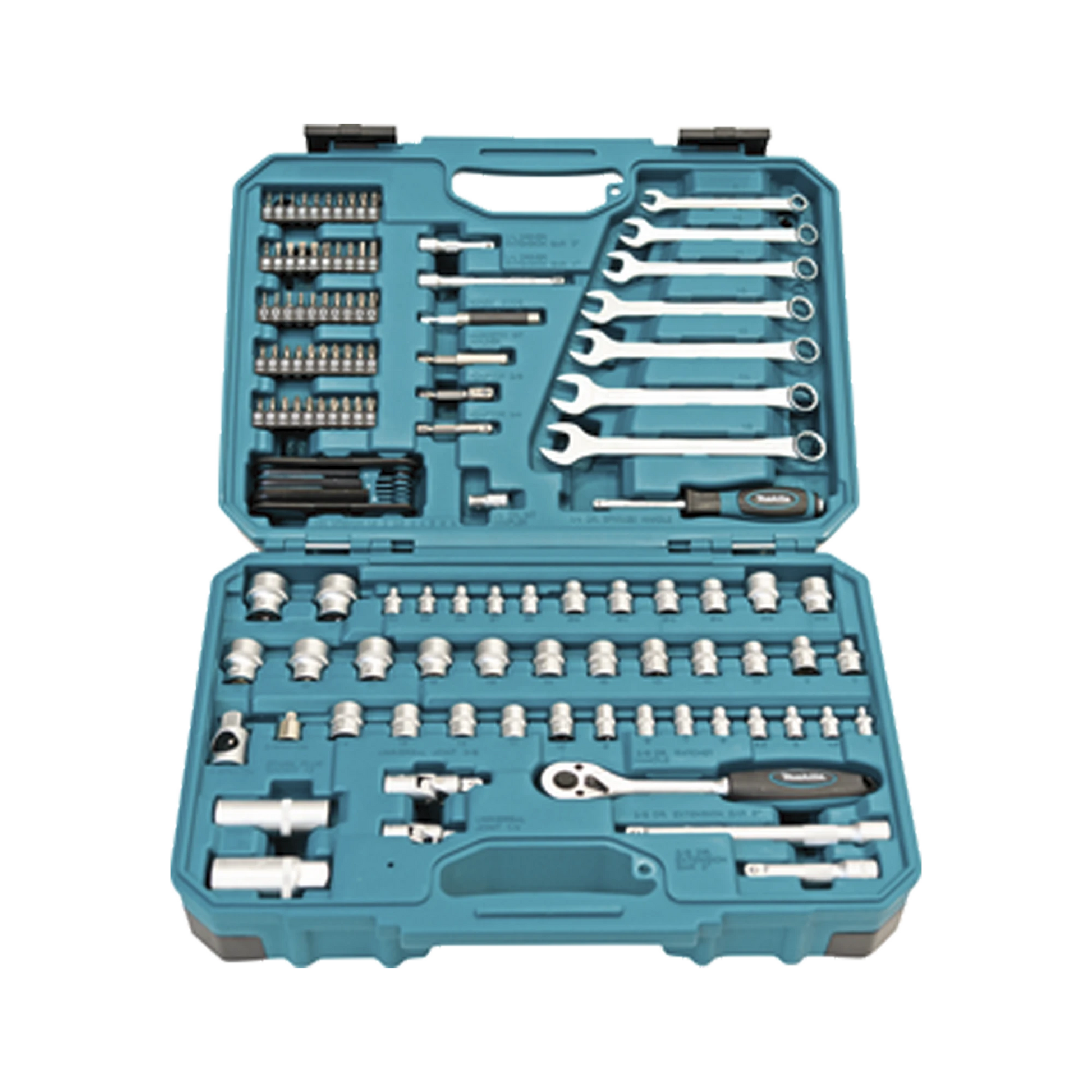 JUEGO DE HERRAMIENTAS MANUALES CON 120 PIEZAS-Herramientas-MAKITA-Bsai Seguridad & Controles