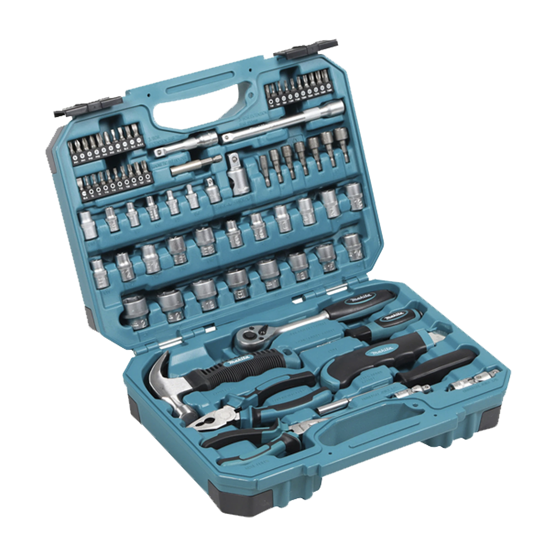 JUEGO DE HERRAMIENTAS MANUALES CON 76 PIEZAS-Herramientas-MAKITA-Bsai Seguridad & Controles