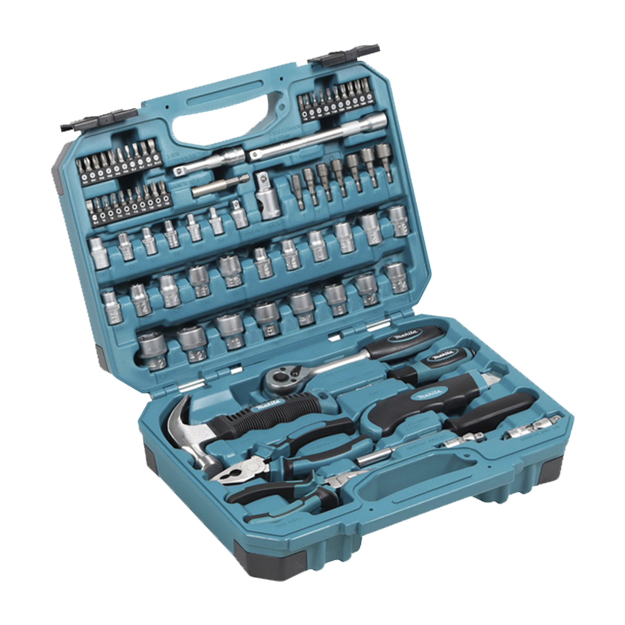 JUEGO DE HERRAMIENTAS MANUALES CON 76 PIEZAS-Herramientas-MAKITA-Bsai Seguridad & Controles