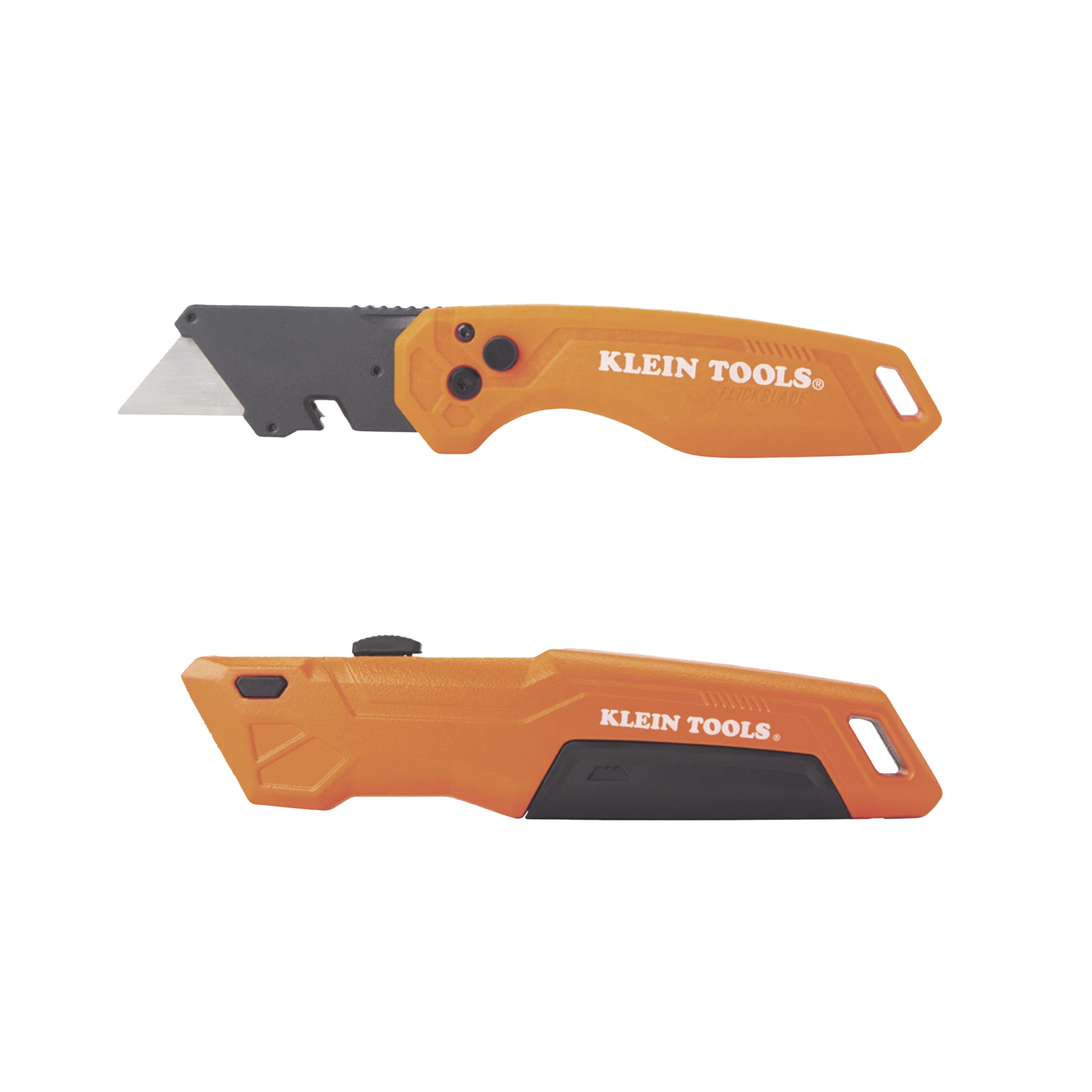 JUEGO DE NAVAJAS MULTIUSOS DESLIZABLE Y PLEGABLE DE 135º O 180º CON BOTÓN DE LIBERACIÓN RÁPIDA Y FÁCIL-Ferreteria-KLEIN TOOLS-Bsai Seguridad & Controles