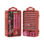 JUEGO DE REPARACIÓN DE PANTALLAS O DISPOSITIVOS ELECTRÓNICOS DE USO FINO CON 115 PIEZAS CON ESTUCHE DE ALMACENAJE.-Herramientas-PRECISION-Bsai Seguridad & Controles