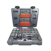 JUEGO PARA ROSCADO MÉTRICO, TARRAJAS Y MACHUELOS 75 PIEZAS-Herramientas-MAKITA-Bsai Seguridad & Controles