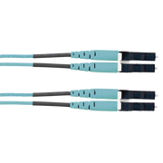 JUMPER DE FIBRA OPTICA MULTIMODO 50/125 OM3, LC-LC DUPLEX, LSZH (CERO HALÓGENOS), COLOR AQUA, 2 METROS-Fibra Óptica-PANDUIT-Bsai Seguridad & Controles