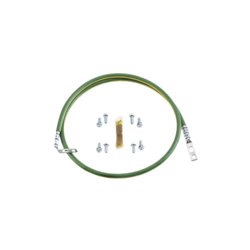 JUMPER PARA ATERRIZAR EQUIPOS, 10AWG, CON TERMINAL DOBLADA A 90º PARA CONEXIÓN A TIERRA Y TERMINAL RECTA PARA EQUIPOS, 0.61M DE LARGO-Accesorios para Instalacion Tierra Fisica y Pararrayos-PANDUIT-Bsai Seguridad & Controles