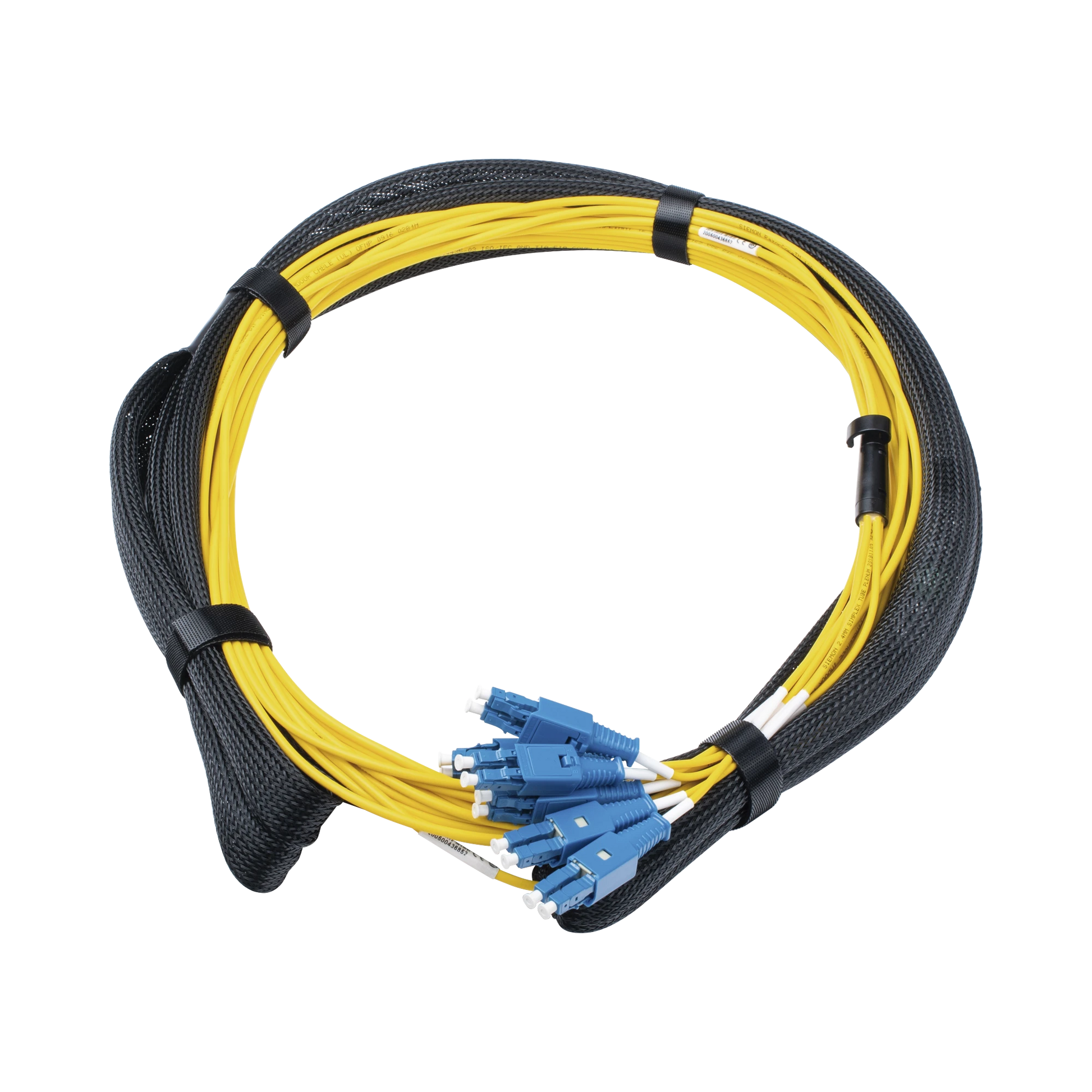 JUMPER TRONCAL DE FIBRA ÓPTICA MONOMODO OS2, DE MTP A 12 LCU DUPLEX BLADE PATCH, DE 10 METROS-Jumpers y Pigtails-SIEMON-Bsai Seguridad & Controles