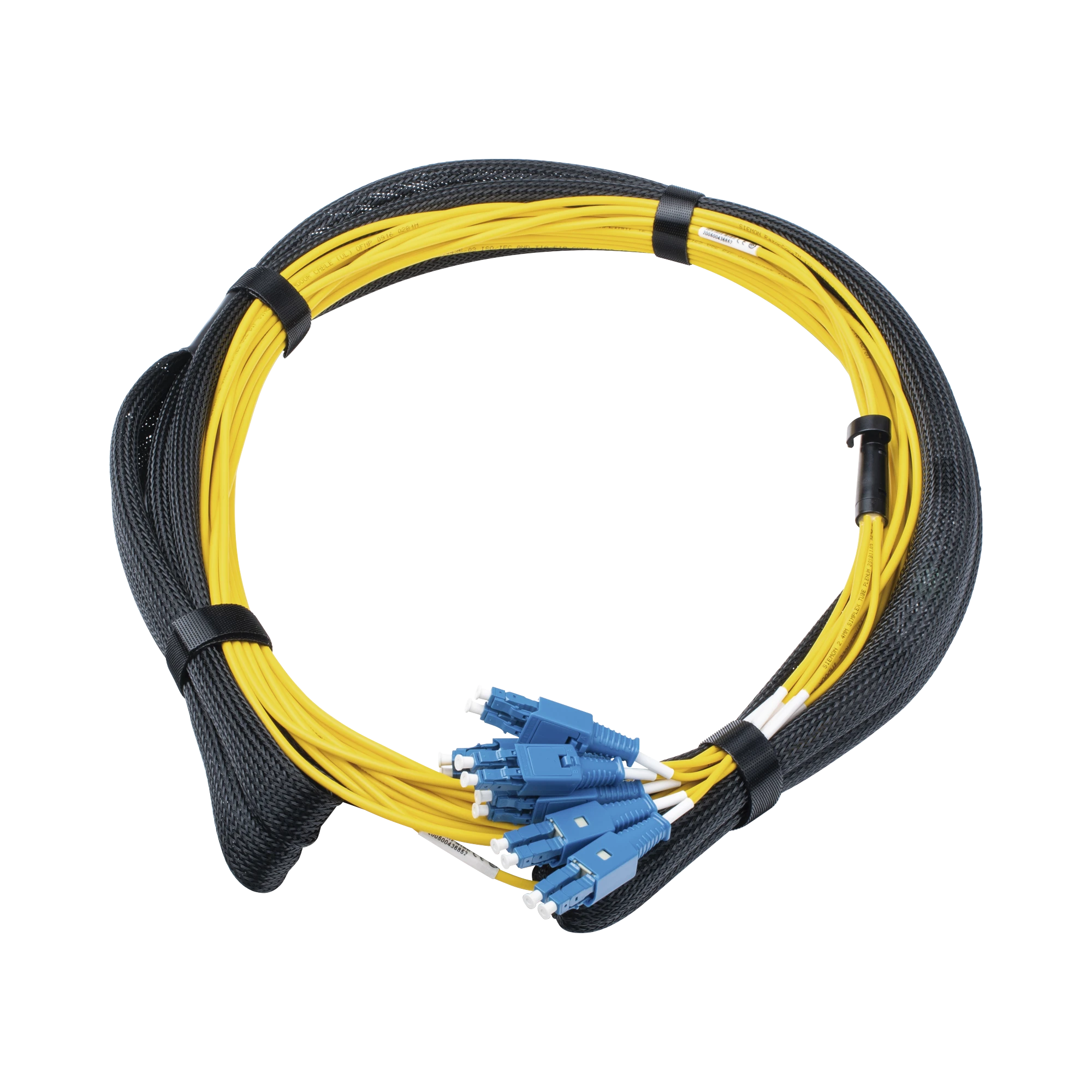 JUMPER TRONCAL DE FIBRA ÓPTICA MONOMODO OS2, DE MTP A 12 LCU DUPLEX BLADE PATCH, DE 10 METROS-Jumpers y Pigtails-SIEMON-Bsai Seguridad & Controles