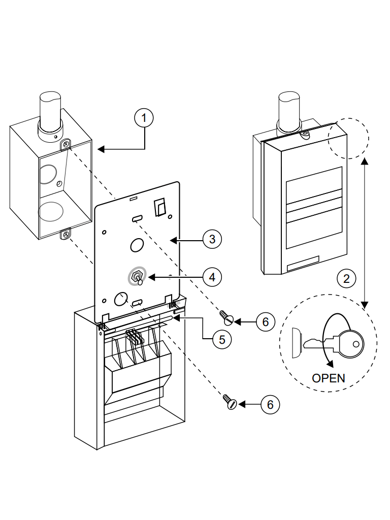 KIDDE F_FX278 - ESTACIÓN MANUAL DOBLE ACCIÓN / CON ROTARY-Estaciones Manuales-KIDDE-Bsai Seguridad & Controles