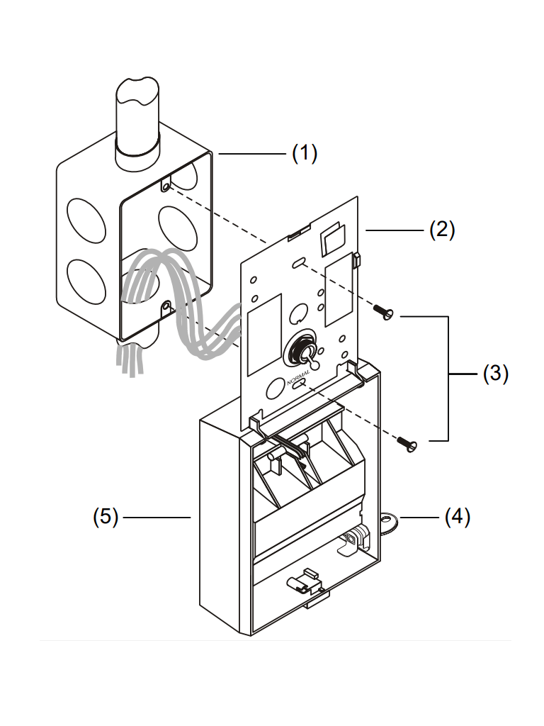KIDDE F_GSAM278 - ESTACIÓN MANUAL DOBLE ACCION / LOGO EN INGLES-Estaciones Manuales-KIDDE-Bsai Seguridad & Controles