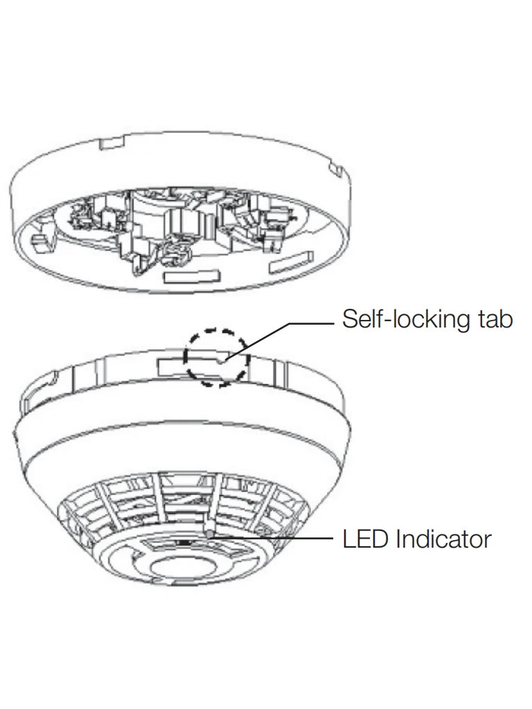 KIDDE F_KIRHD - DETECTOR DE TEMPERATURA DIRECCIONABLE-Detectores-KIDDE-Bsai Seguridad & Controles