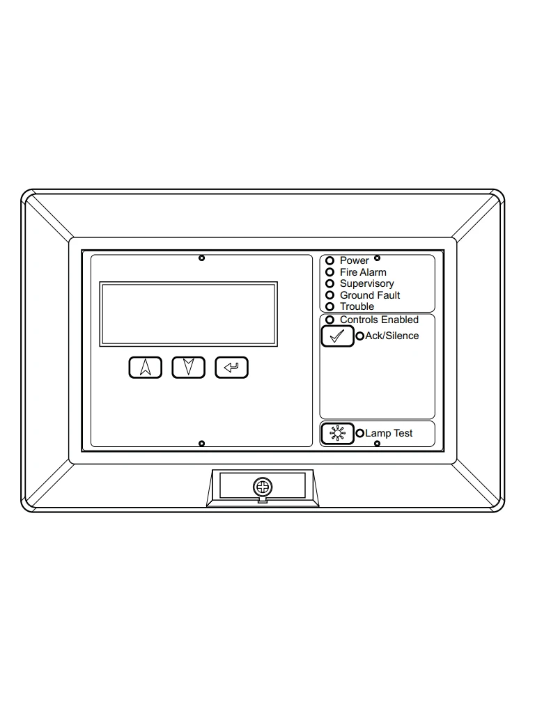 KIDDE KRLCDR - ANUNCIADOR REMOTO LCD / INGLÉS / SIN CONTROLES COMUNES / ROJO-Módulos-KIDDE-KID1460035-Bsai Seguridad & Controles