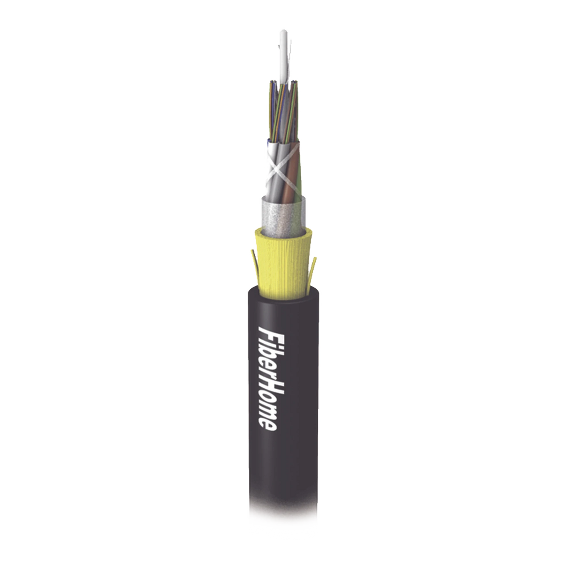 KILÓMETRO DE FIBRA ÓPTICA AÉREA (ADSS) G.652D, MONOMODO DE 96 HILOS, EXTERIOR, SPAN 100, LOOSE TUBE-Cables y Conectores-LINKEDPRO BY FIBERHOME-Bsai Seguridad & Controles