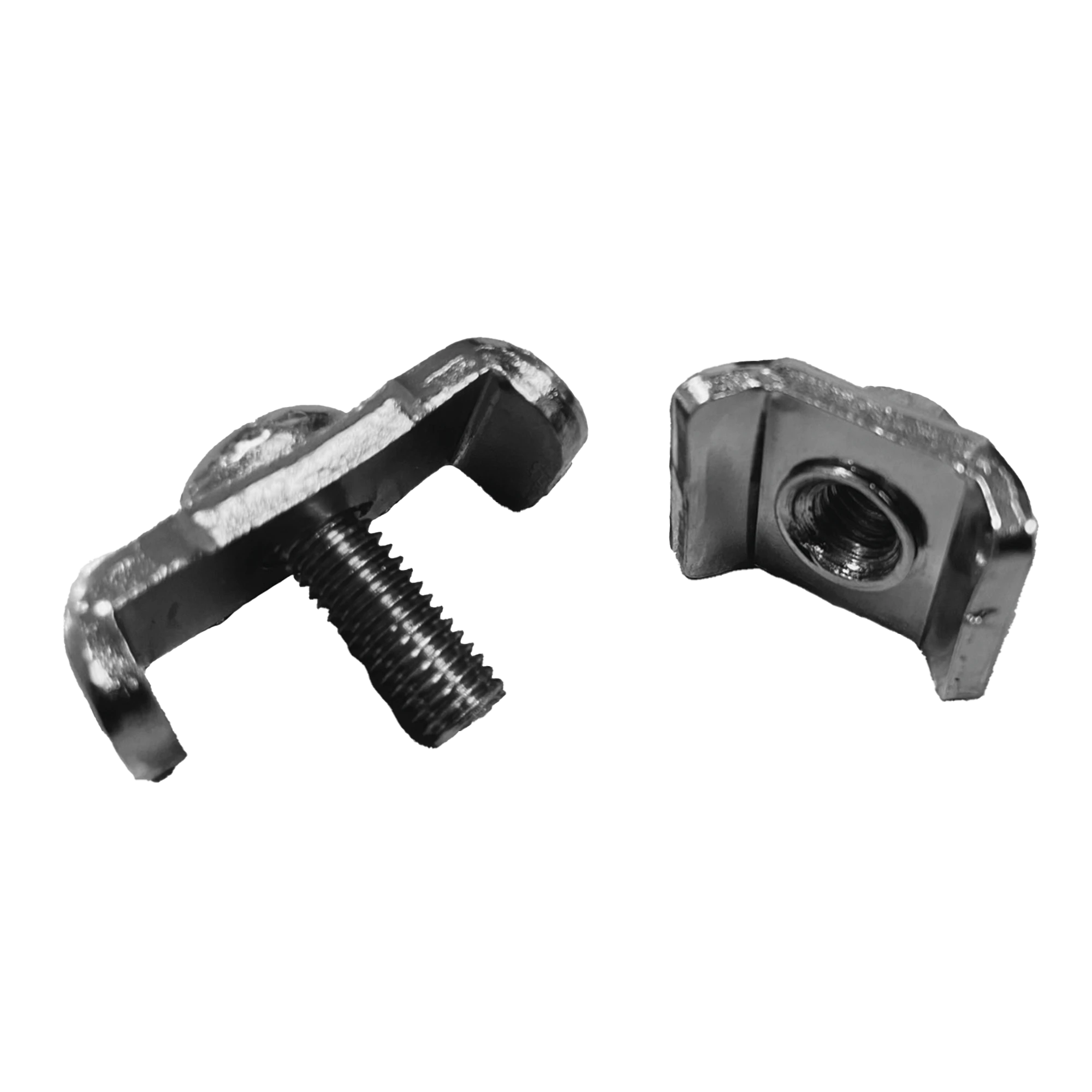 KIT 1 CON NUEVO DISEÑO PARA UNIR TRAMOS DE CHAROLAS CON ACABADO ELECTRO ZINC (2 PIEZAS)-Charola-CHAROFIL-Bsai Seguridad & Controles