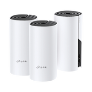 KIT 3 ROUTERS INALÁMBRICOS MESH INTERIOR PARA HOGAR / DOBLE BANDA WI-FI 5 AC1200 MBPS / 2 PUERTO GIGABIT WAN/LAN / 2 ANTENAS INTERNAS / ADMINISTRACIÓN MEDIANTE LA APP DECO (IOS, ANDROID)-Networking-TP-LINK-Bsai Seguridad & Controles