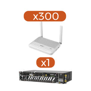 KIT 300 ONU´S HG6144F + 1 OLT AN60002-AC-Redes FTTH/PON-FIBERHOME-Bsai Seguridad & Controles