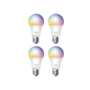 KIT 4 FOCOS WIFI MULTICOLOR, INTENSIDAD Y COLOR REGULABLES, COMANDOS DE VOZ MEDIANTE AMAZON ALEXA/GOOGLE ASSISTEN-Automatización - Casa Inteligente-TP-LINK-Bsai Seguridad & Controles