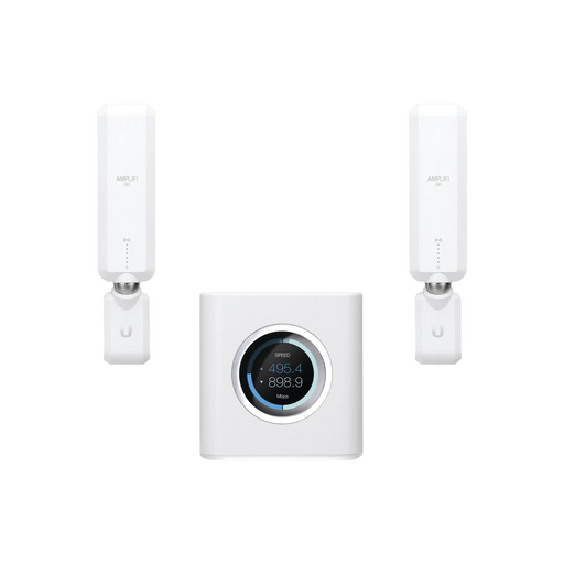 KIT AMPLIFI WIFI RESIDENCIAL PREMIUM PARA ALTA DENSIDAD DE USUARIOS Y COBERTURA, INCLUYE 1 ROUTER (AFIR) + 2 MESHPOINT (AFIPHD)-Redes WiFi-UBIQUITI NETWORKS-AFI-HD-Bsai Seguridad & Controles