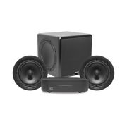 KIT AMPLIFICADOR VSSL A1X | 2 BOCINAS DE TECHO TRUAUDIO PP8 | SUBWOOFER CSUB12-Audio, Video y Voceo-VSSL-Bsai Seguridad & Controles