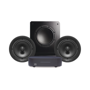 KIT AMPLIFICADOR VSSL A1X | 2 BOCINAS DE TECHO TRUAUDIO PP8 | SUBWOOFER SS10-Audio, Video y Voceo-VSSL-Bsai Seguridad & Controles