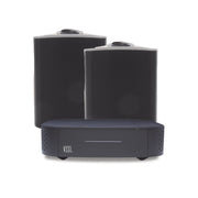 KIT AMPLIFICADOR VSSL A1X | 2 BOCINAS PARA MONTAJE SUPERFICIAL DE 5.25 IN DE TRUAUDIO MODELO OL5BK | COLOR NEGRO IP66-Audio residencial/Comercial-VSSL-Bsai Seguridad & Controles