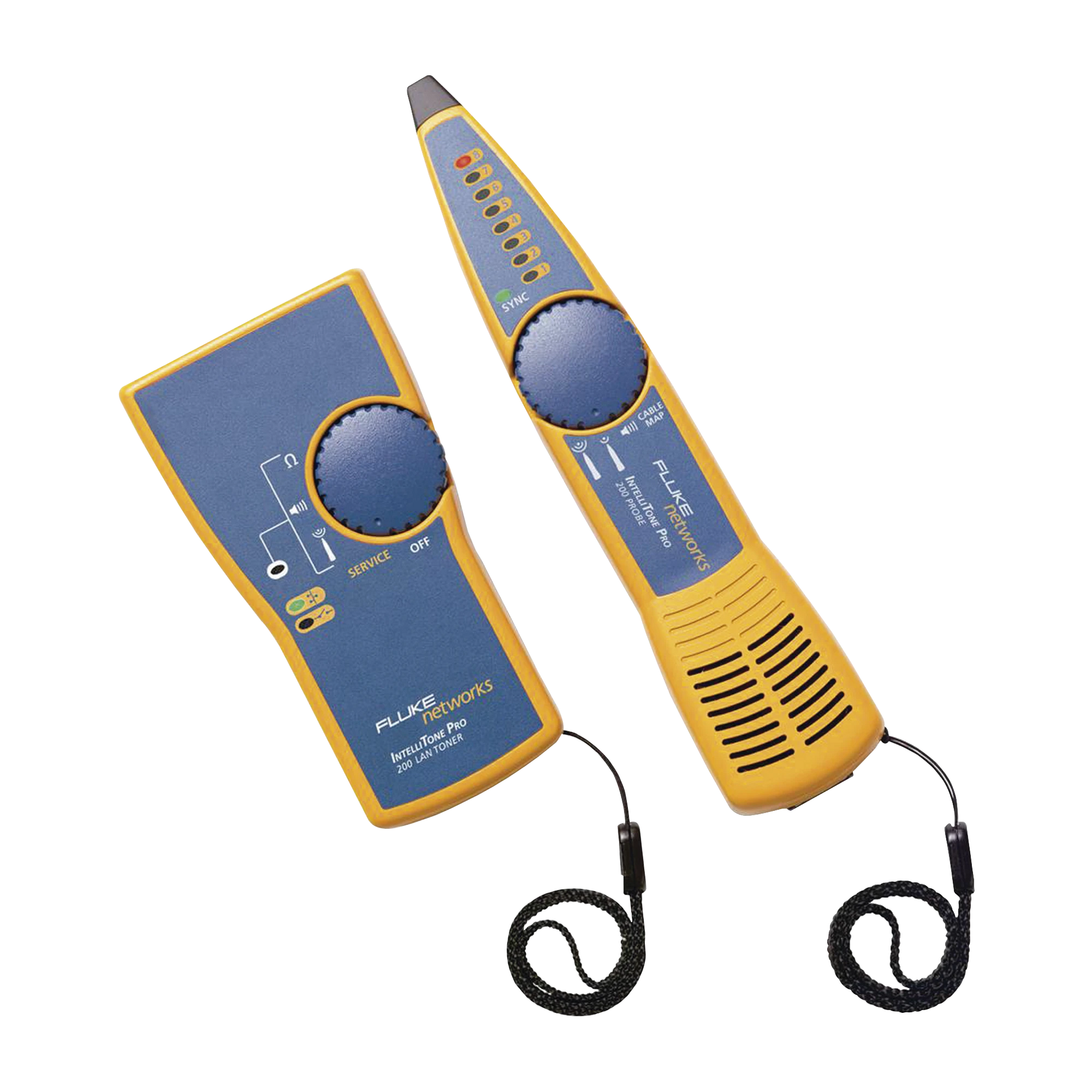 KIT AVANZADO DE GENERADOR Y SONDA (DETECTOR) DE TONOS INTELLITONE™ 200, PARA IDENTIFICACIÓN DE SEÑALES ANALOGICAS Y DIGITALES EN CABLES DE RED-Herramientas-FLUKE NETWORKS-Bsai Seguridad & Controles