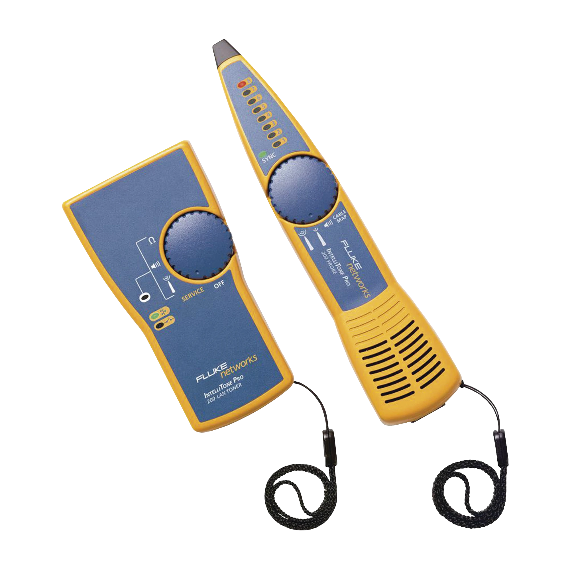 KIT AVANZADO DE GENERADOR Y SONDA (DETECTOR) DE TONOS INTELLITONE™ 200, PARA IDENTIFICACIÓN DE SEÑALES ANALOGICAS Y DIGITALES EN CABLES DE RED-Herramientas-FLUKE NETWORKS-Bsai Seguridad & Controles
