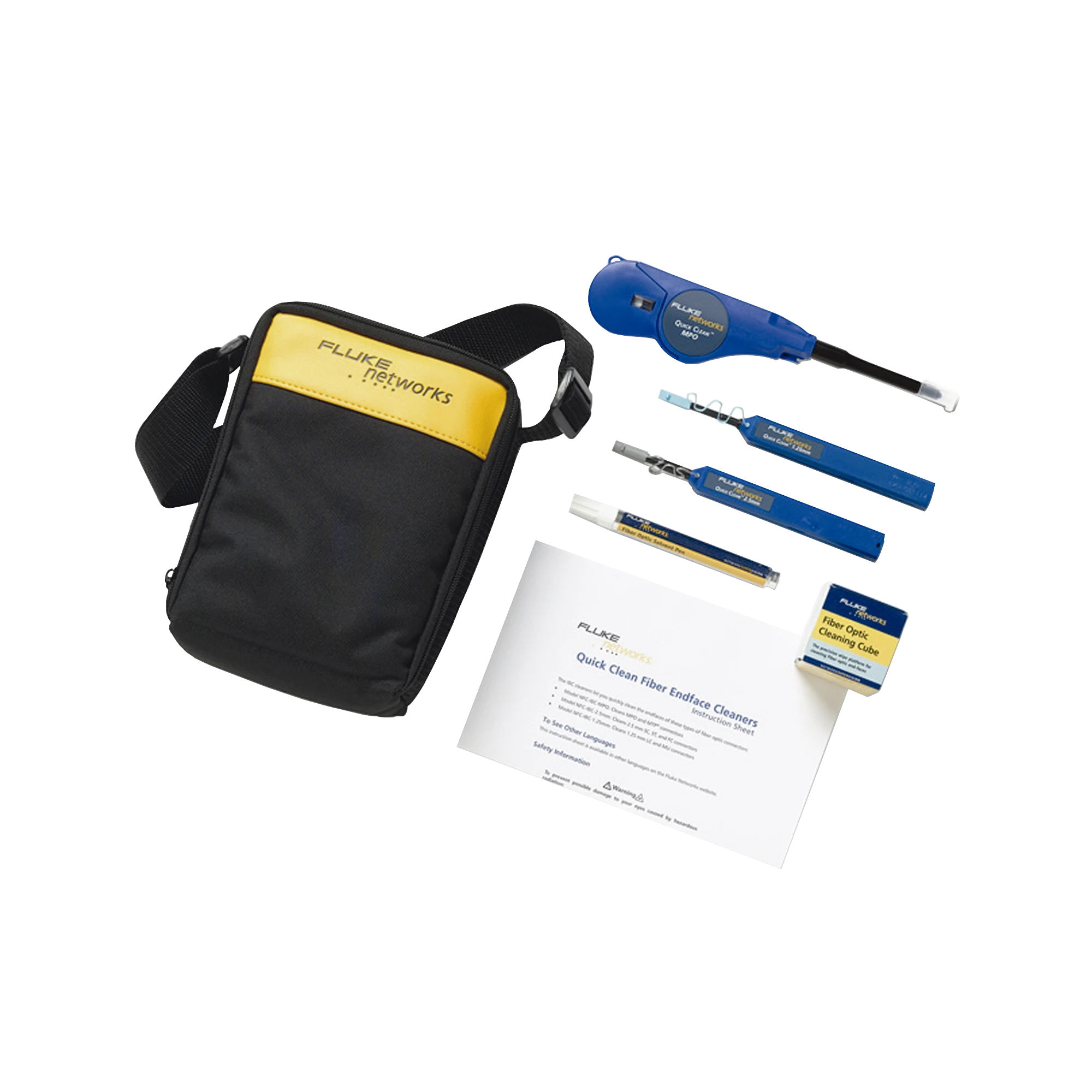 KIT AVANZADO DE LIMPIEZA DE FIBRA ÓPTICA, PARA 2150 PROCESOS DE LIMPIEZA-Herramientas-FLUKE NETWORKS-Bsai Seguridad & Controles
