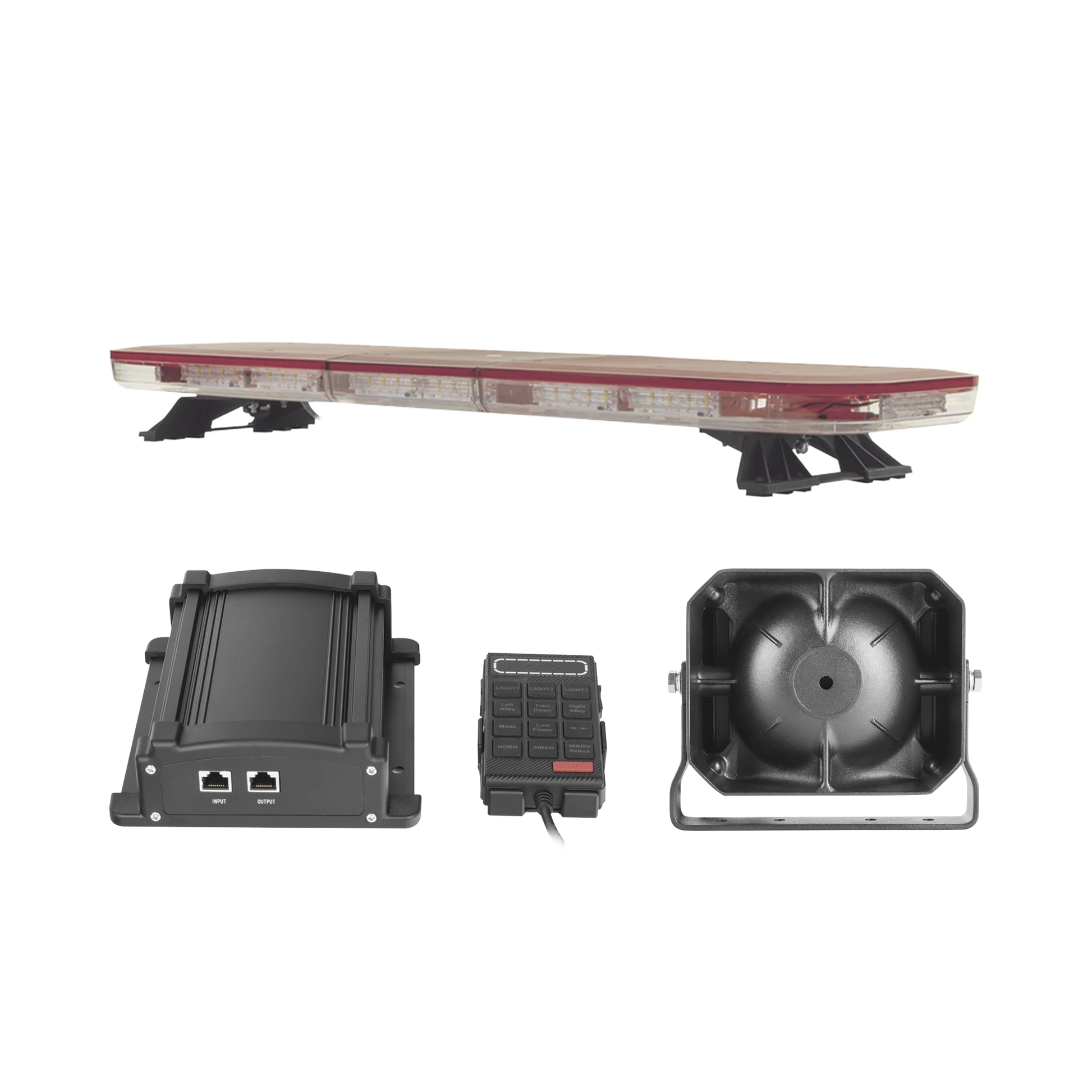 KIT BÁSICO PARA EQUIPAMIENTO DE UNIDADES DE EMERGENCIAS, AMBULANCIAS Y VEHÍCULOS DE BOMBEROS-Barras de Luz / Torretas Vehiculares-EPCOM INDUSTRIAL SIGNALING-Bsai Seguridad & Controles