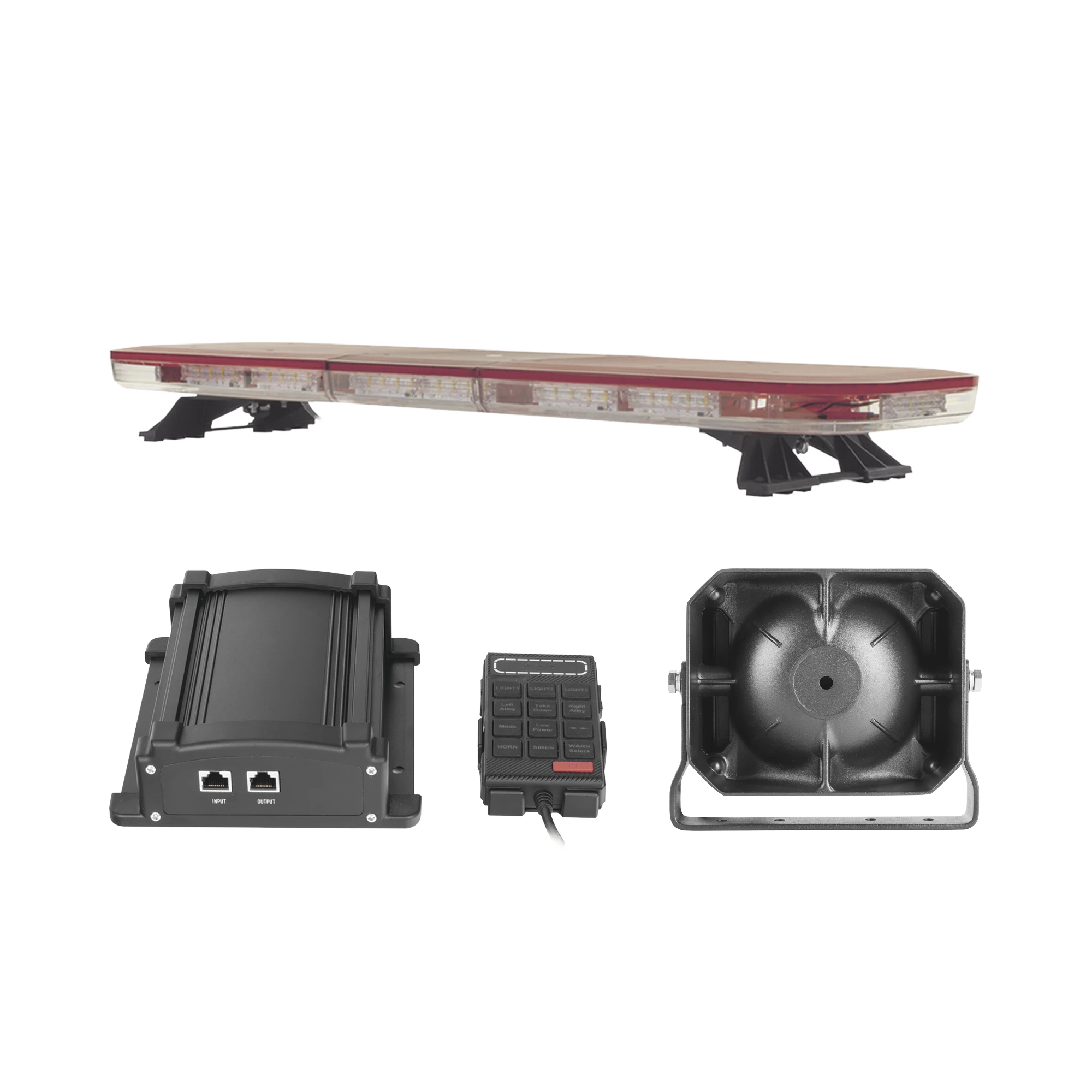 KIT BÁSICO PARA EQUIPAMIENTO DE UNIDADES DE EMERGENCIAS, AMBULANCIAS Y VEHÍCULOS DE BOMBEROS-Barras de Luz / Torretas Vehiculares-EPCOM INDUSTRIAL SIGNALING-Bsai Seguridad & Controles