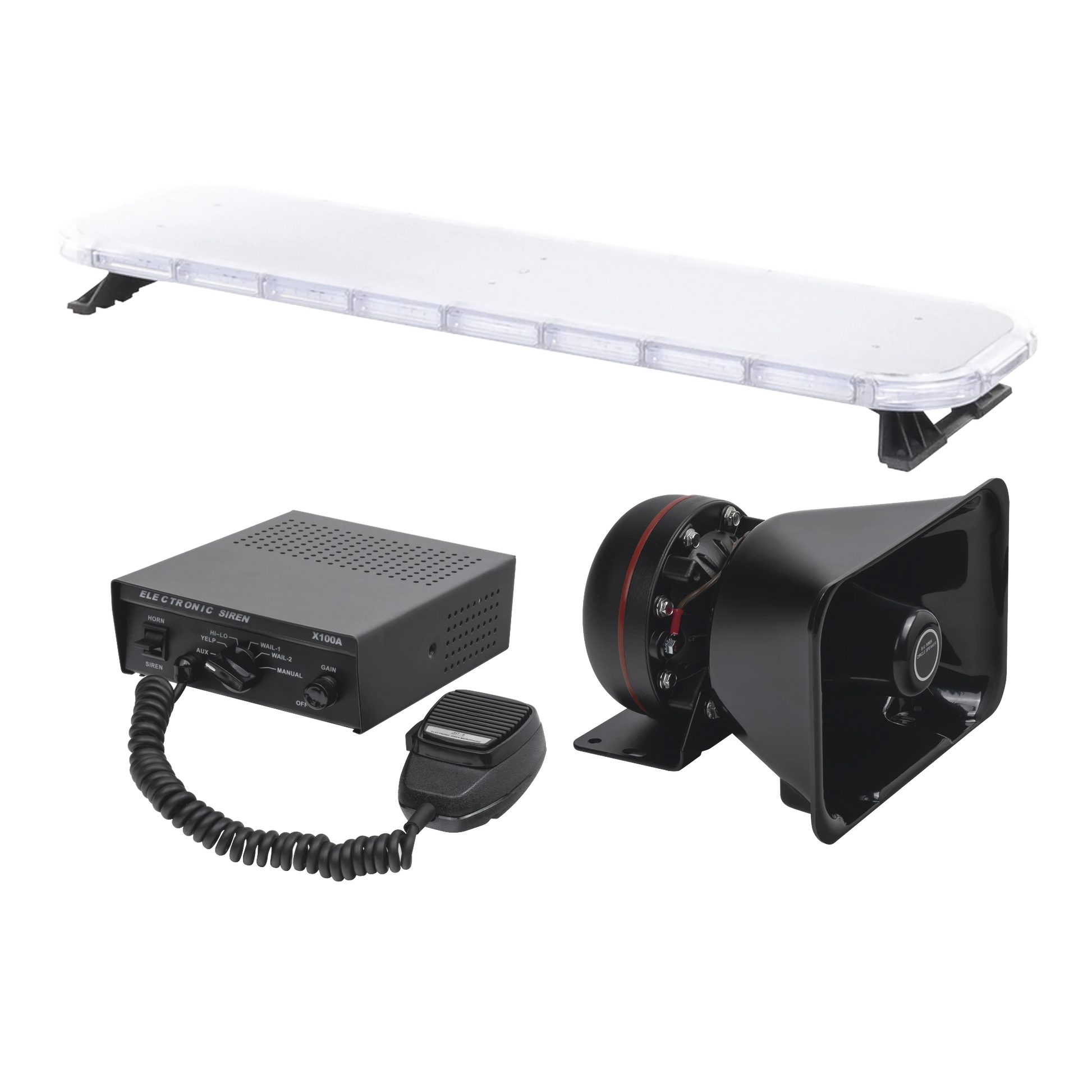 KIT BÁSICO PARA EQUIPAMIENTO DE UNIDADES DE SEGURIDAD PRIVADA-Barras de Luz / Torretas Vehiculares-EPCOM INDUSTRIAL SIGNALING-Bsai Seguridad & Controles