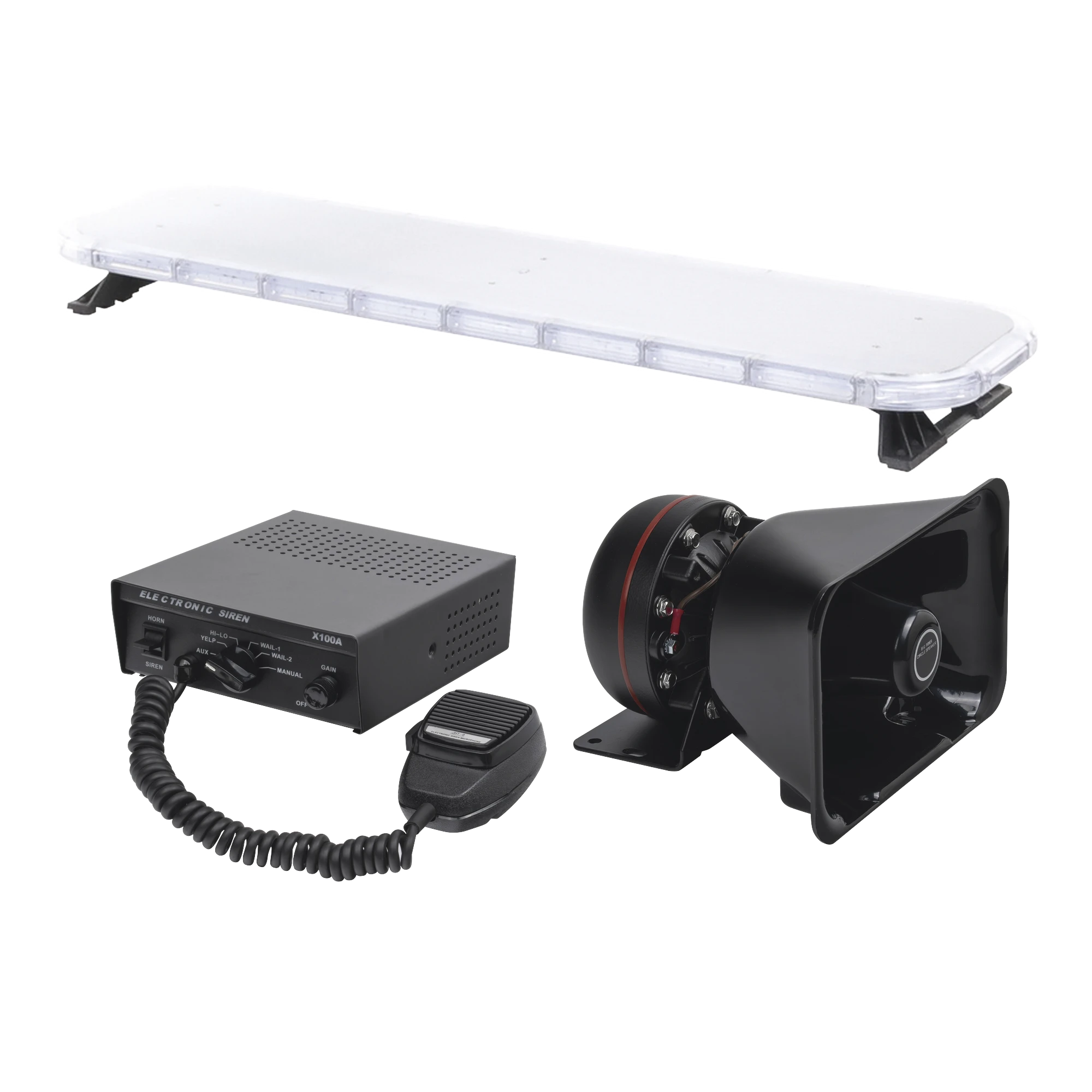 KIT BÁSICO PARA EQUIPAMIENTO DE UNIDADES DE SEGURIDAD PRIVADA-Barras de Luz / Torretas Vehiculares-EPCOM INDUSTRIAL SIGNALING-Bsai Seguridad & Controles