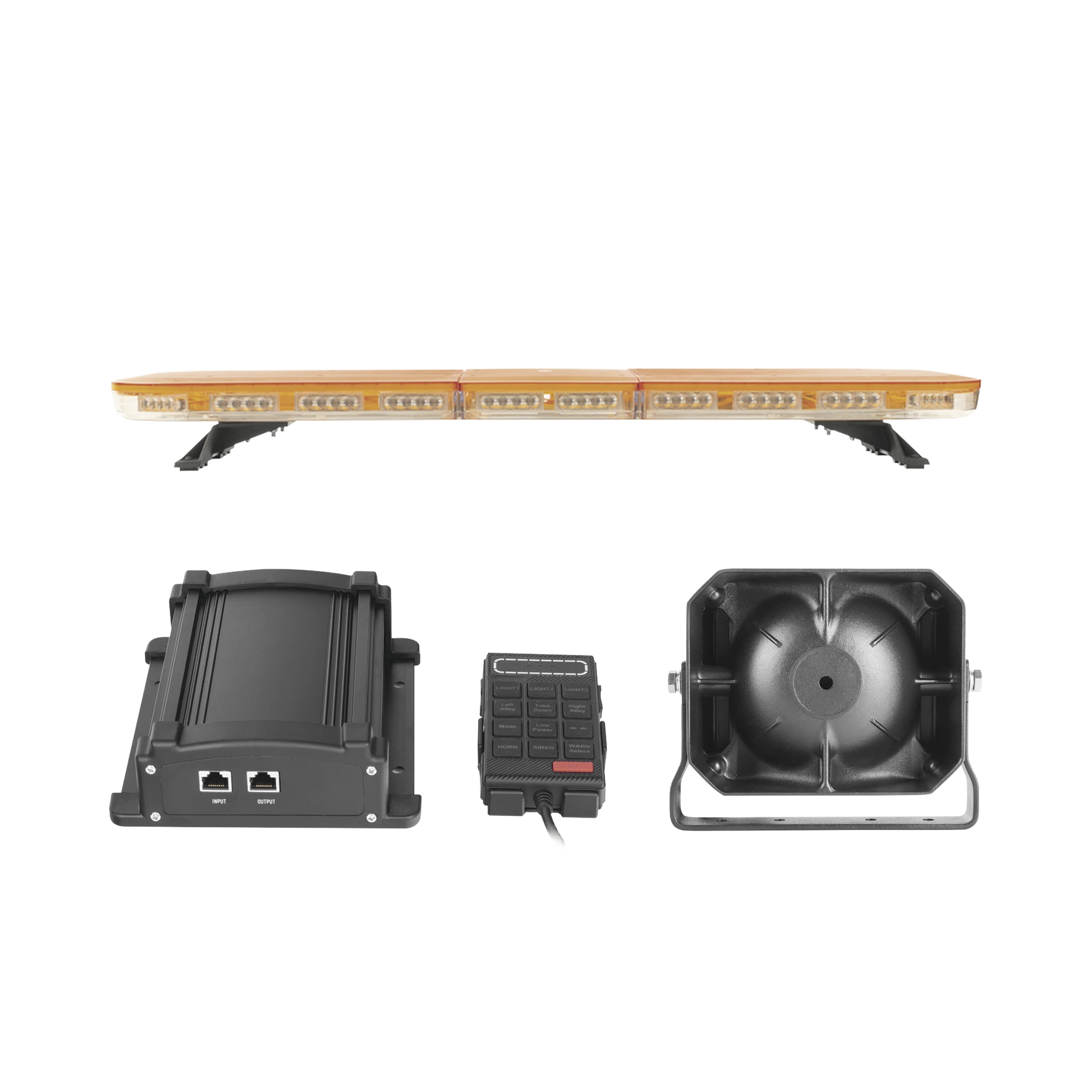KIT BÁSICO PARA EQUIPAMIENTO DE UNIDADES DE SEGURIDAD PRIVADA, MINERÍA E INDUSTRIA-Barras de Luz / Torretas Vehiculares-EPCOM INDUSTRIAL SIGNALING-Bsai Seguridad & Controles