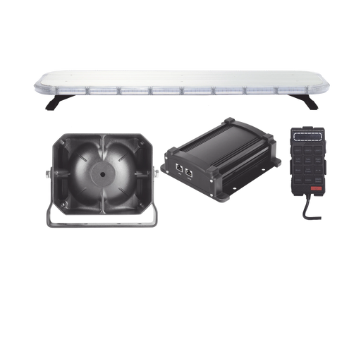 KIT BÁSICO PARA EQUIPAMIENTO DE UNIDADES DE SEGURIDAD PÚBLICA CON SIRENA MONO-MANDO-Torretas-EPCOM INDUSTRIAL SIGNALING-Bsai Seguridad & Controles