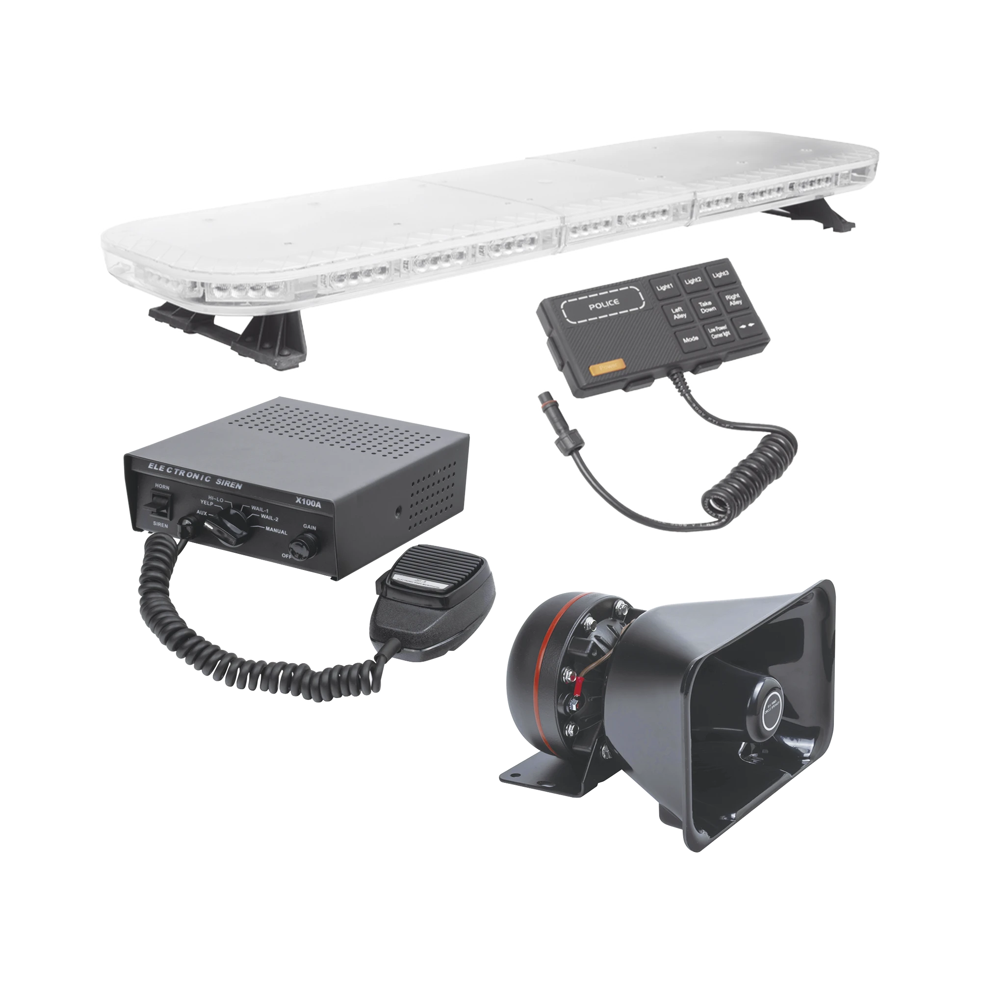 KIT BÁSICO PARA EQUIPAMIENTO DE UNIDADES DE SEGURIDAD PÚBLICA-Torretas-EPCOM INDUSTRIAL SIGNALING-Bsai Seguridad & Controles