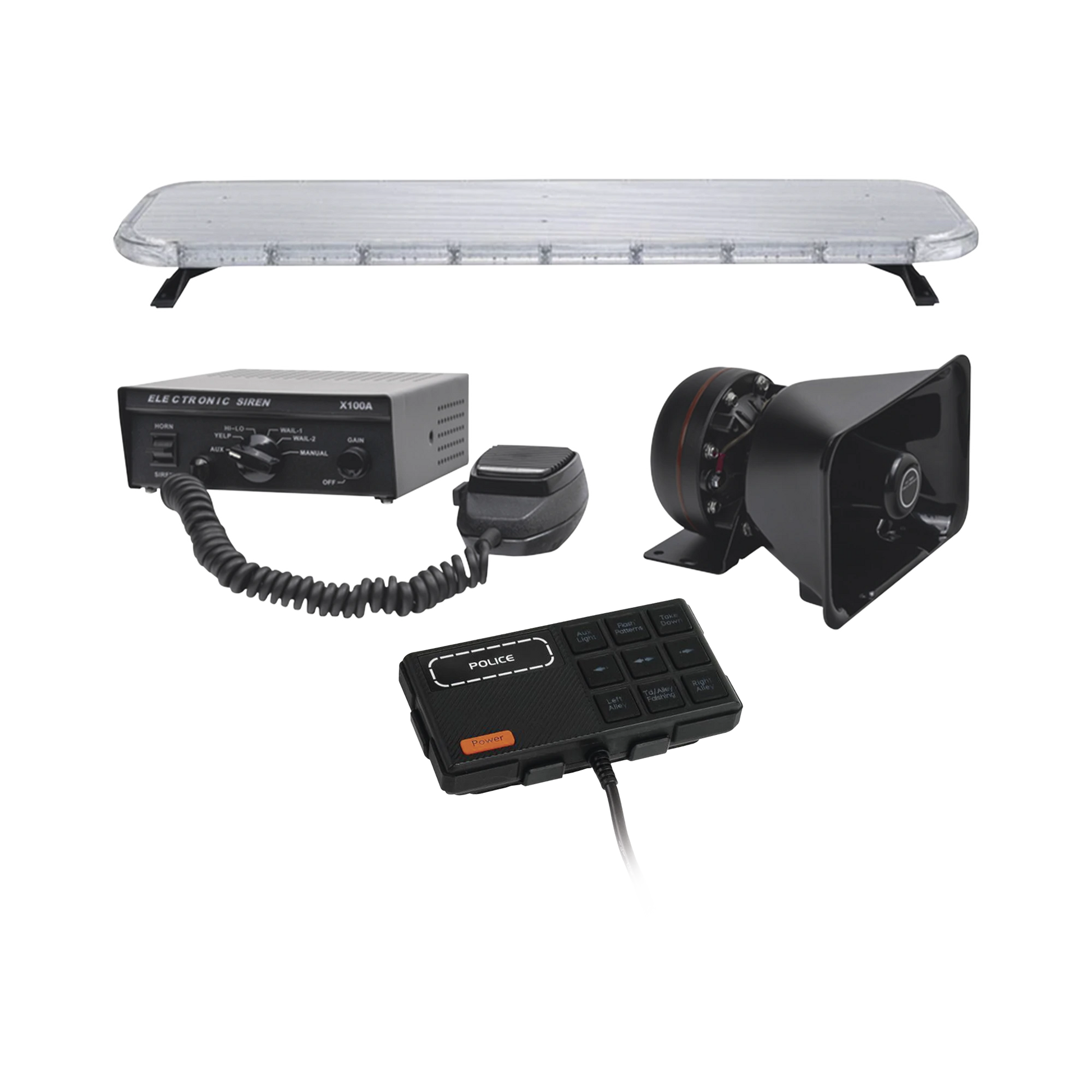 KIT BÁSICO PARA EQUIPAMIENTO DE UNIDADES DE SEGURIDAD PÚBLICA-Torretas-EPCOM INDUSTRIAL SIGNALING-Bsai Seguridad & Controles