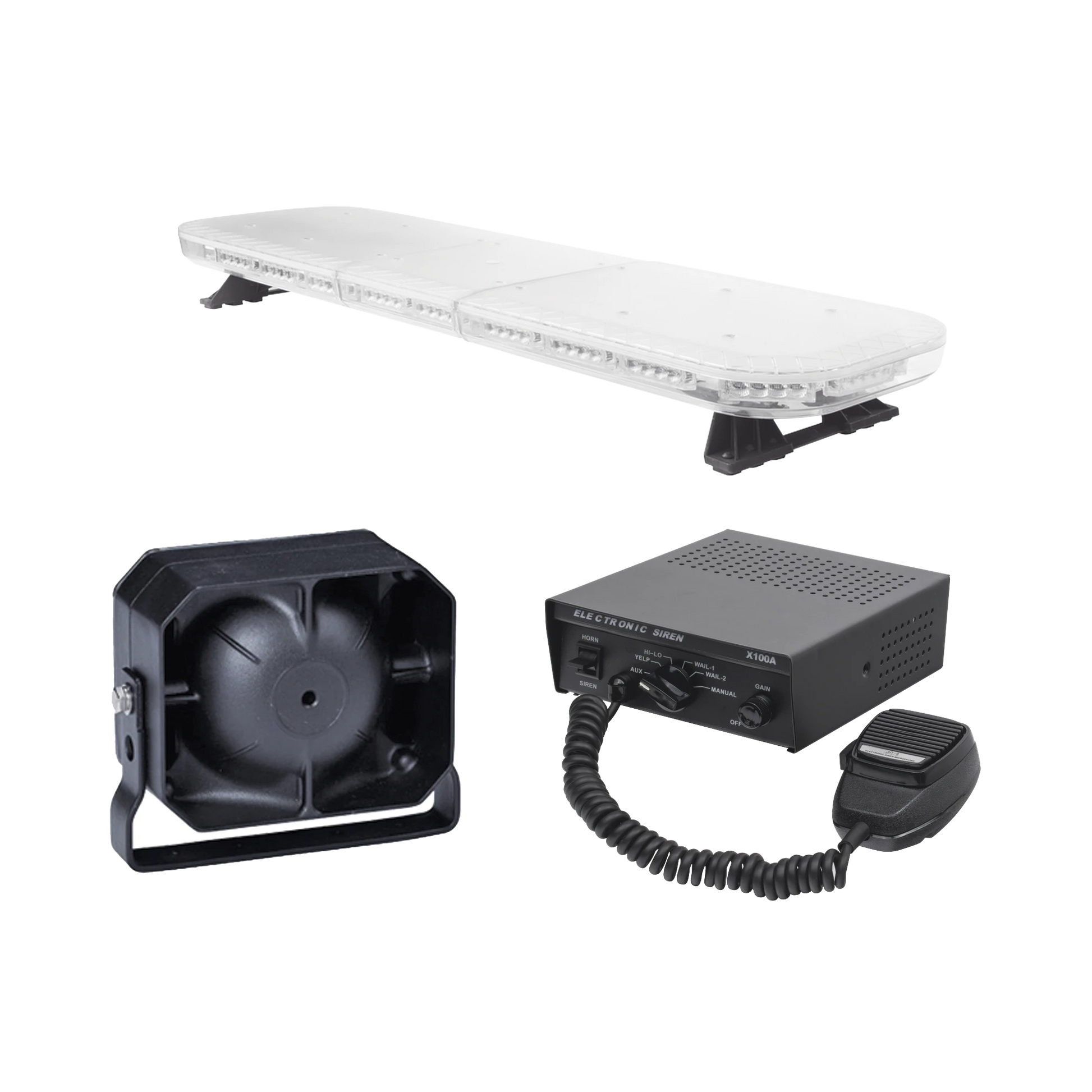 KIT BÁSICO PARA EQUIPAMIENTO DE UNIDADES DE SEGURIDAD PÚBLICA-Barras de Luz / Torretas Vehiculares-EPCOM INDUSTRIAL SIGNALING-Bsai Seguridad & Controles